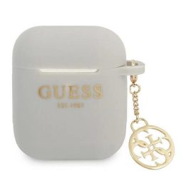 Guess GUA2LSC4EG AirPods dangtelis pilka/pilka Silikoninis žavesys 4G kolekcija
