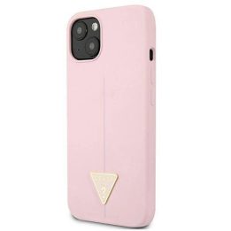 Guess GUHCP13SSLTGU iPhone 13 mini 5,4 violetinės/violetinės spalvos deklas Silikoninis trikampis