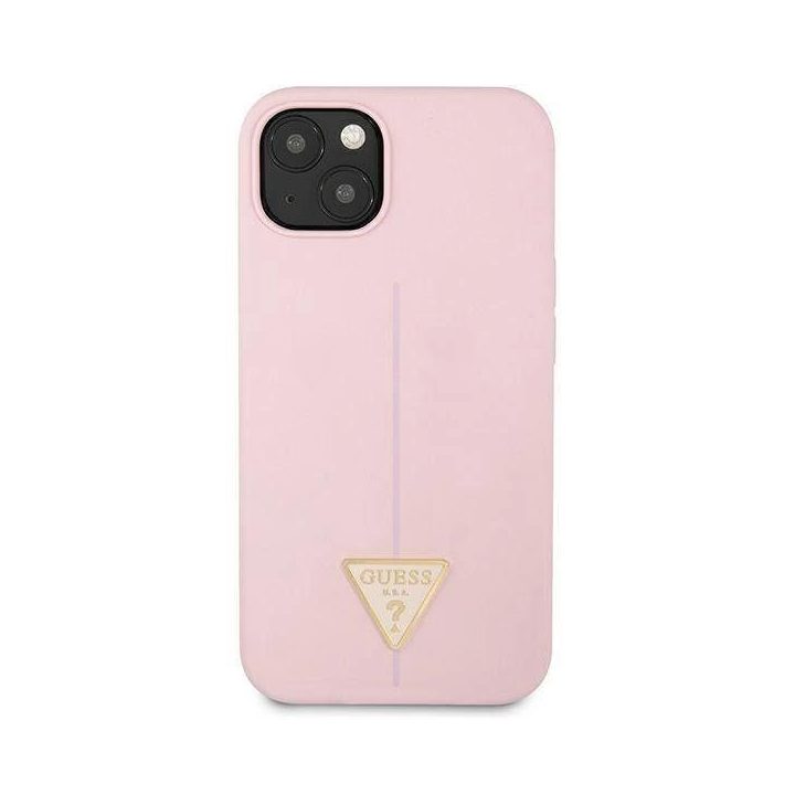 Guess GUHCP13SSLTGU iPhone 13 mini 5,4 violetinės/violetinės spalvos deklas Silikoninis trikampis