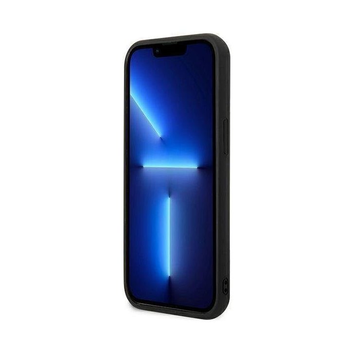 Karl Lagerfeld KLHCP13L3DRKCKK iPhone 13 Pro / 13 6,1 juodas/juodas deklas Karl&Choupette Ikonik 3D