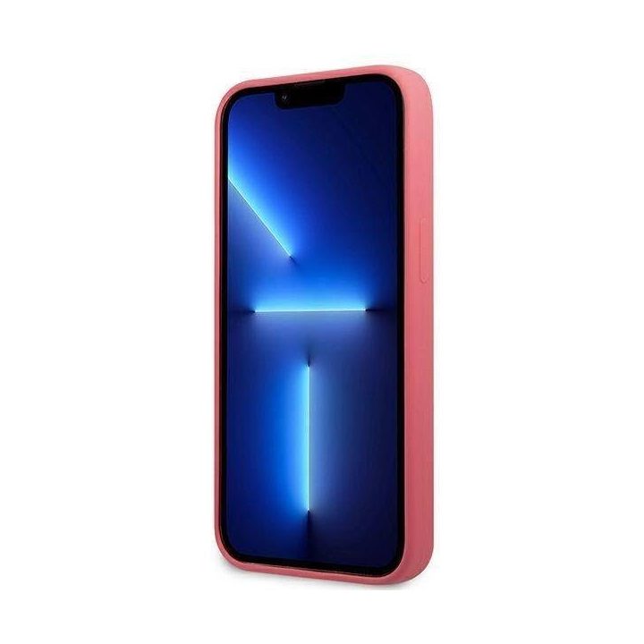 Karl Lagerfeld KLHCP13MSLMP1PI iPhone 13 6.1 deklas fuksijų/fuksijų spalvos silikoninė plokštelė
