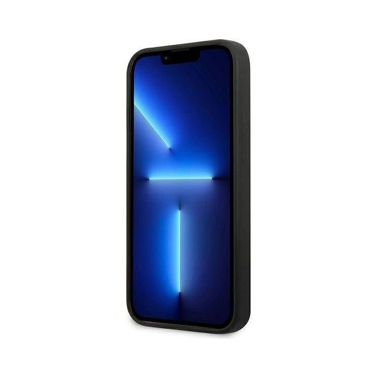 Karl Lagerfeld KLHCP13SSLMP1K iPhone 13 mini 5.4 deklas juodas/juodas Silikoninė plokštelė