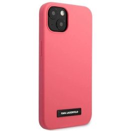 Karl Lagerfeld KLHCP13SSLMP1PI iPhone 13 mini 5.4 deklas fuksija/fuksija Silikoninė plokštelė