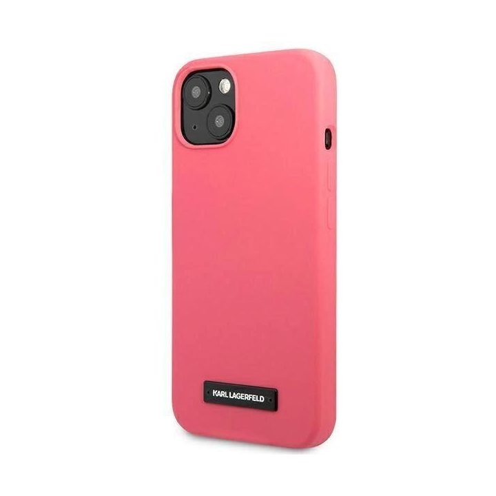 Karl Lagerfeld KLHCP13SSLMP1PI iPhone 13 mini 5.4 deklas fuksija/fuksija Silikoninė plokštelė