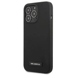 Karl Lagerfeld KLHCP13XSLMP1K iPhone 13 Pro Max 6,7 deklas juodos/juodos spalvos silikoninė plokštelė