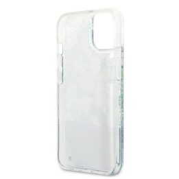 Guess GUHCP13SLFLSN iPhone 13 mini 5,4 , žalias/žalias deklas Flower Liquid Glitter