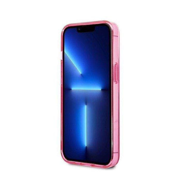 Karl Lagerfeld KLHCP13LTGKCP iPhone 13 Pro / 13 6.1 deklas różowy/pink Gradient Ikonik Karl & Choupette