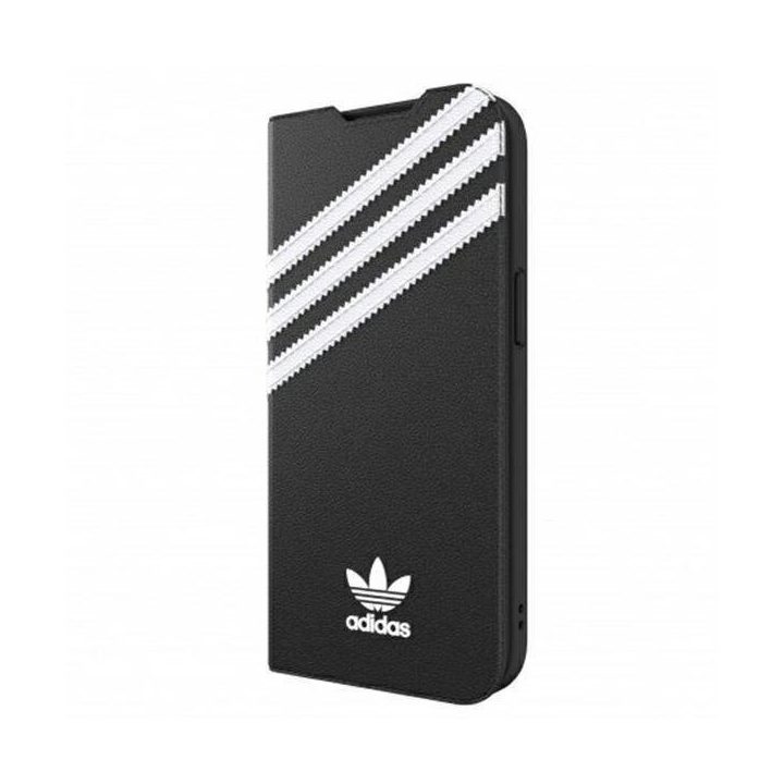 Adidas OR Booklet dėklas PU iPhone 13 Pro / 13 6,1 juodai baltas/juodas baltas 47112