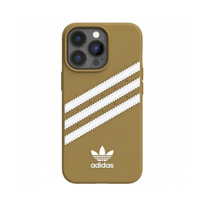 Adidas OR Moulded PU iPhone 13 Pro / 13 6,1 beżowo gold 47806