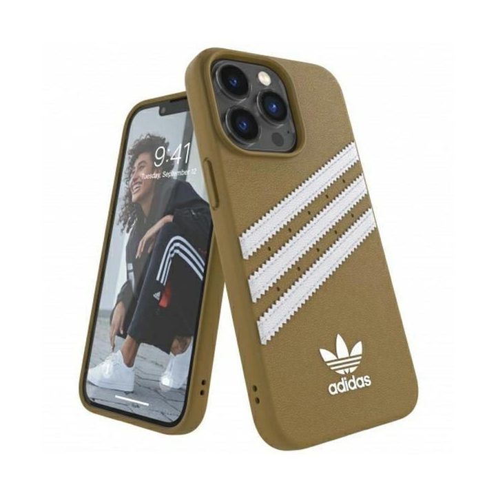 Adidas OR Moulded PU iPhone 13 Pro / 13 6,1 beżowo gold 47806