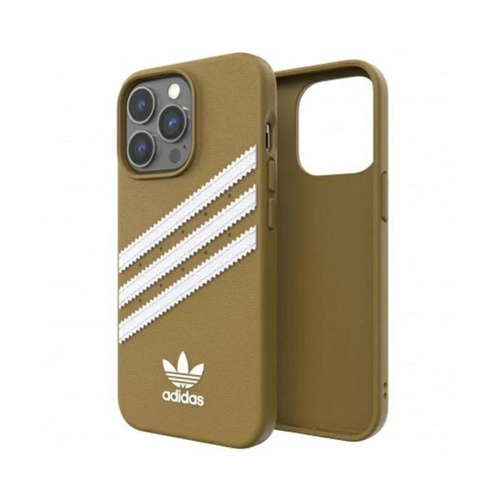 Adidas OR Moulded PU iPhone 13 Pro / 13 6,1 beżowo gold 47806