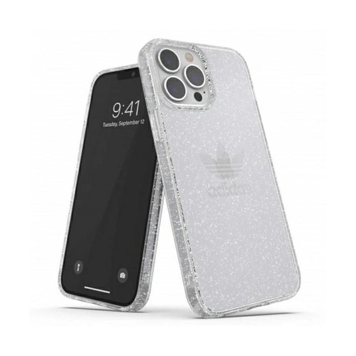 Adidas OR apsauginis iPhone 13 Pro Max 6,7 Clear Case Gliter transparent 47148