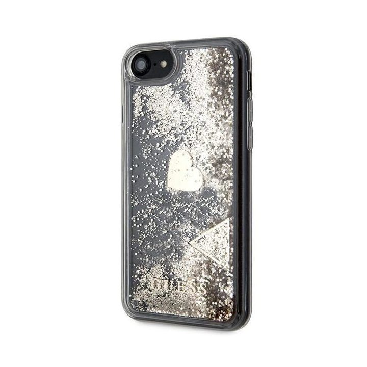 Guess GUOHCI8GLHFLGO iPhone 7/8/SE 2020 /SE 2022 aukso/aukso spalvos deklas su blizgučiais