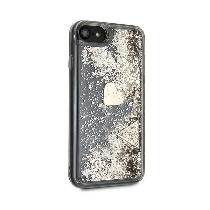 Guess GUOHCI8GLHFLGO iPhone 7/8/SE 2020 /SE 2022 aukso/aukso spalvos deklas su blizgučiais