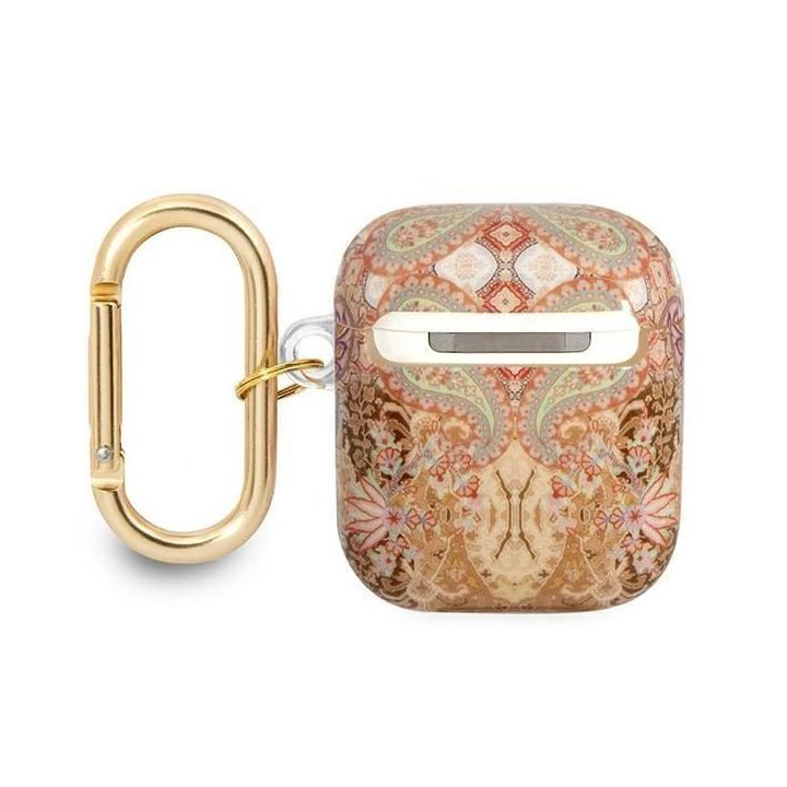 Guess GUA2HHHFLD AirPods dangtelis aukso/aukso spalvos Paisley Strap kolekcija