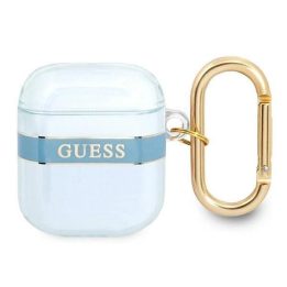 Guess GUA2HHHTSB AirPods dangtelis mėlynas/mėlynas Dirželių kolekcija