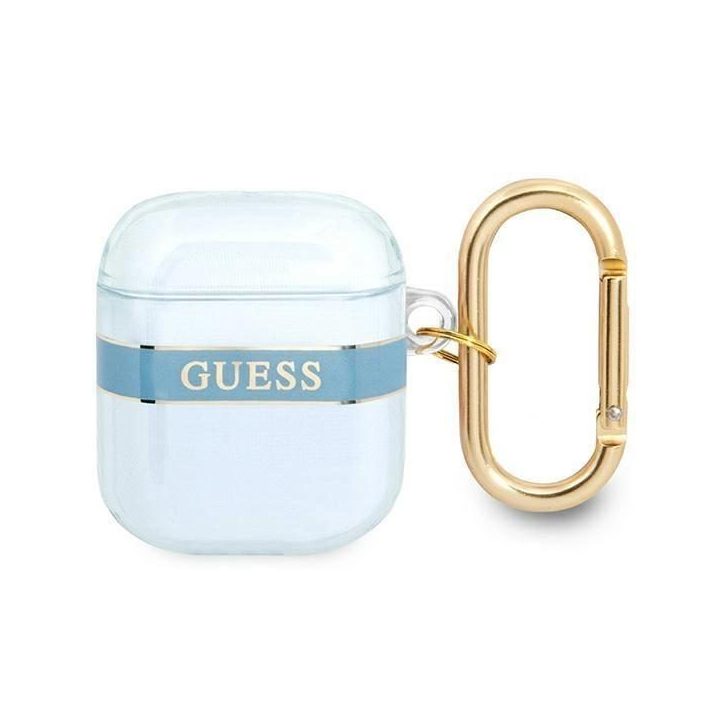 Guess GUA2HHHTSB AirPods dangtelis mėlynas/mėlynas Dirželių kolekcija
