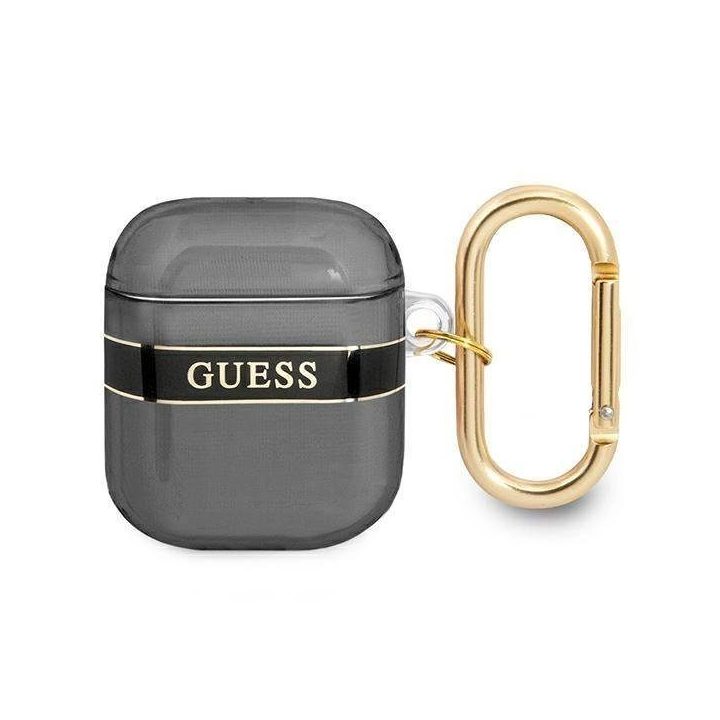 Guess GUA2HHTSK AirPods dangtelis juodas/juodas Dirželių kolekcija