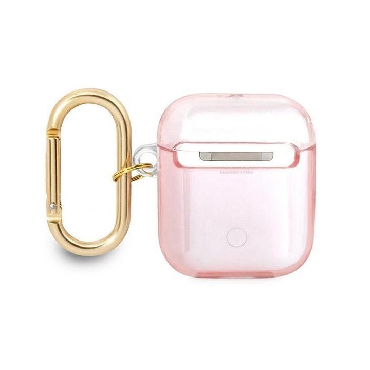 Guess GUA2HHTSP AirPods dangtelis rožinis/rožinis Dirželių kolekcija