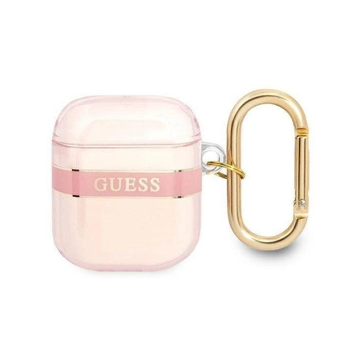 Guess GUA2HHTSP AirPods dangtelis rožinis/rožinis Dirželių kolekcija