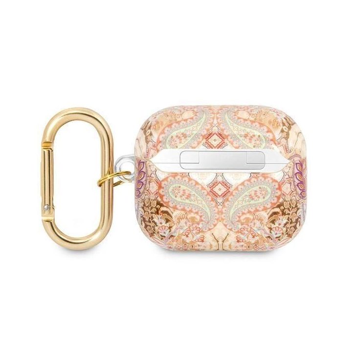 Guess GUA3HHHFLD AirPods 3 dangtelis aukso/aukso spalvos Paisley Strap kolekcija