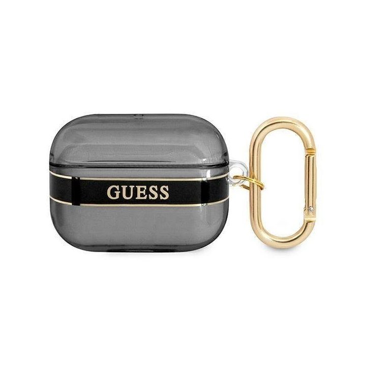 Guess GUAPHHTSK AirPods Pro dangtelis juodas/juodas Dirželių kolekcija
