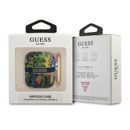 Guess GUA2HHHFLB AirPods dangtelis mėlynas/mėlynas Gėlių dirželio kolekcija