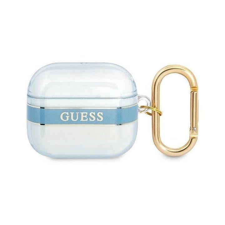 Guess GUA3HHHTSB AirPods 3 dangtelis mėlynas/mėlynas Dirželių kolekcija