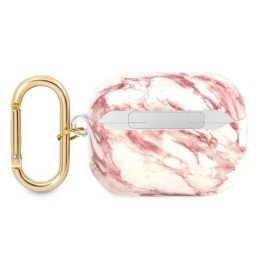 Guess GUAPHCHMAP AirPods Pro dangtelis rožinis/rožinis Marble Strap Collection