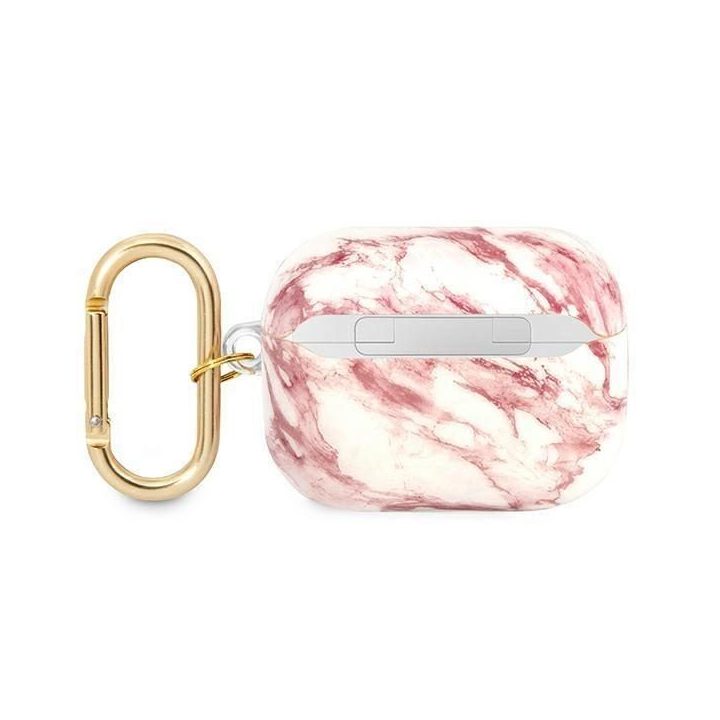 Guess GUAPHCHMAP AirPods Pro dangtelis rožinis/rožinis Marble Strap Collection