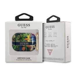 Guess GUAPHHFLB AirPods Pro dangtelis mėlynas/mėlynas Gėlių dirželio kolekcija