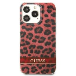 Guess GUHCP13LHSLEOR iPhone 13 Pro / 13 6,1 raudonas/raudonas deklas Leopard