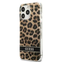 Guess GUHCP13LHSLEOW iPhone 13 Pro / 13 6,1 rudos/rudos spalvos deklas Leopard