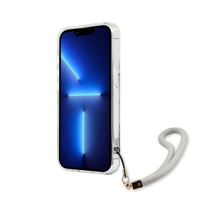 Guess GUHCP13SHFLSN iPhone 13 mini 5,4 , žalias/žalias deklas Gėlių dirželis