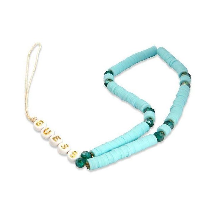Guess pakabukas GUSTPEARP Phone Strap blue/blue Heishi Beads