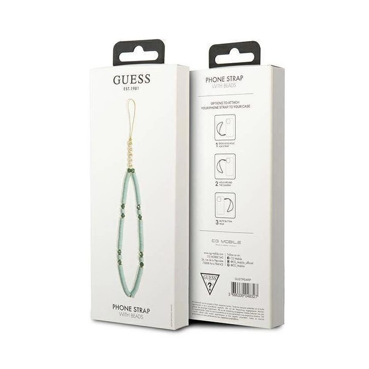 Guess pakabukas GUSTPEARP Phone Strap blue/blue Heishi Beads