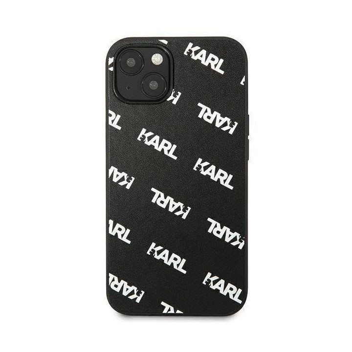 Karl Lagerfeld KLHCP13SPULMBK3 iPhone 13 mini 5,4 deklas juodas/juodas Allover