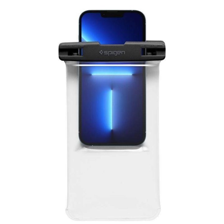 Spigen A601 UNIVERSALUS VANDENSATLAPIS DĖŽUTĖ CRYSTAL CLEAR