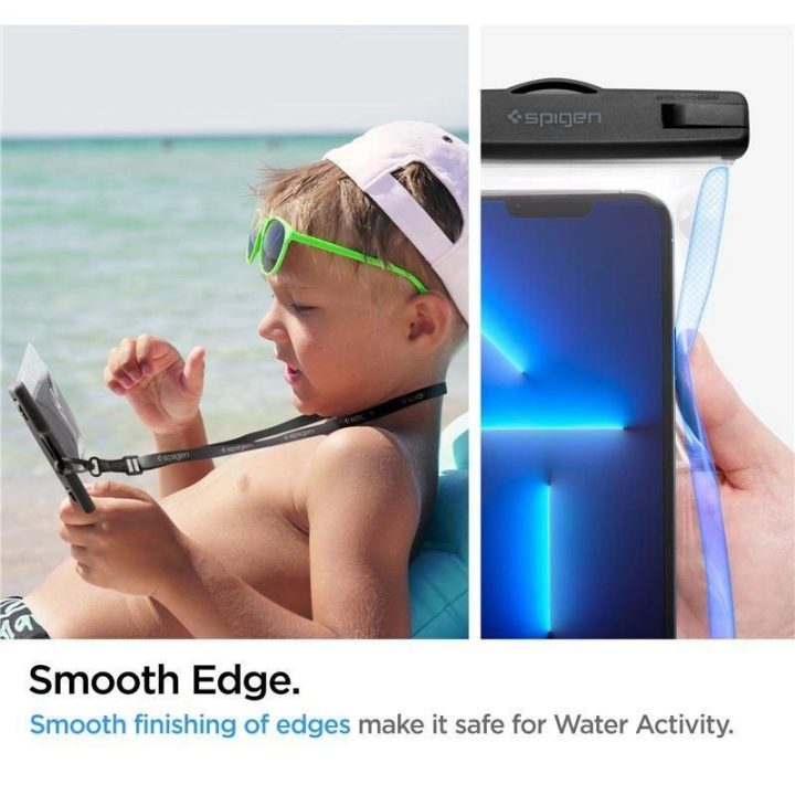 Spigen A601 UNIVERSALUS VANDENSATLAPIS DĖŽUTĖ CRYSTAL CLEAR