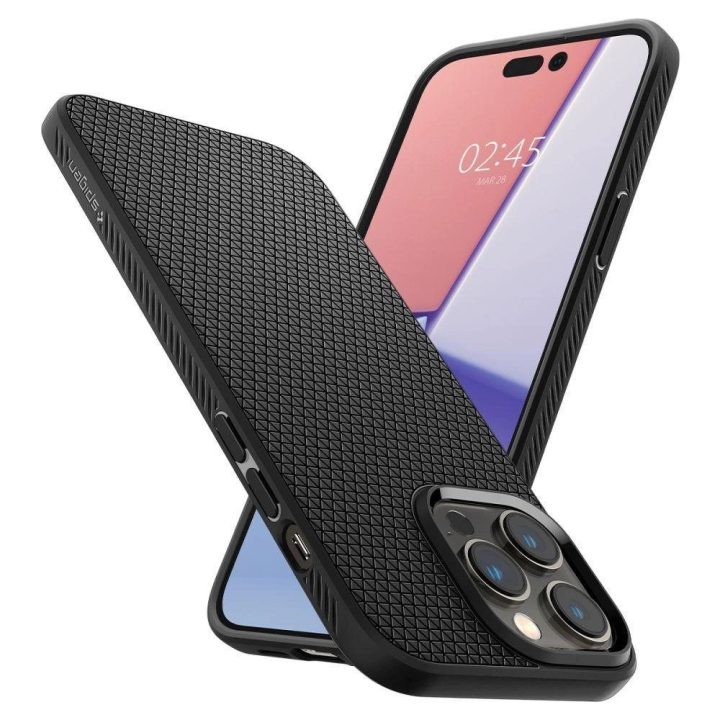 Spigen LIQUID AIR IPHONE 14 PRO MATINIAI BLACK