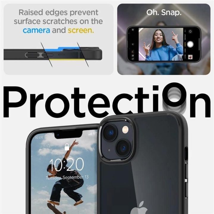 Spigen ULTRA HYBRID IPHONE 14 Plus matinės juodos spalvos