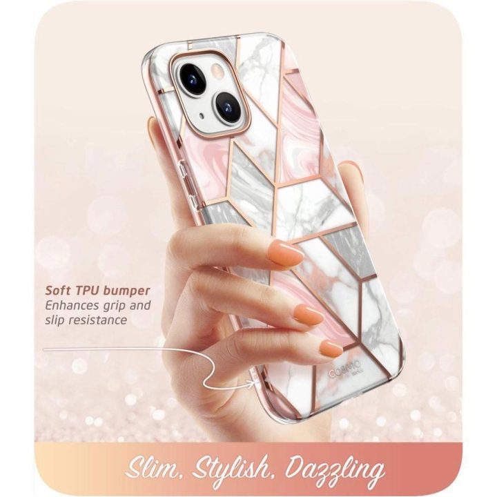 Dėklas COSMO IPHONE 14 Plus MARBLE