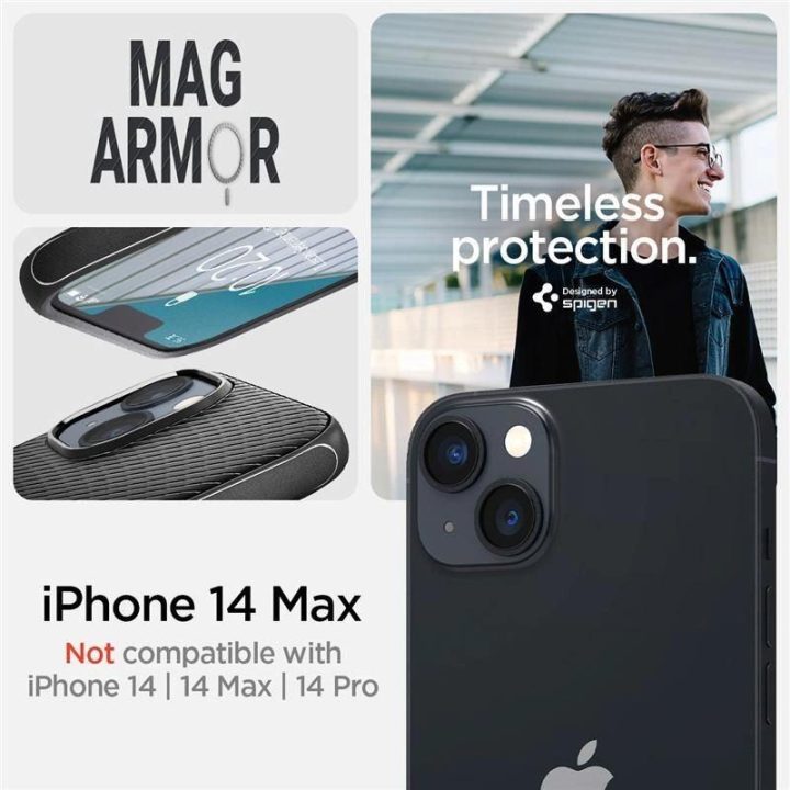 Spigen MAG ARMOR IPHONE 14 PLUS MATTE BLACK