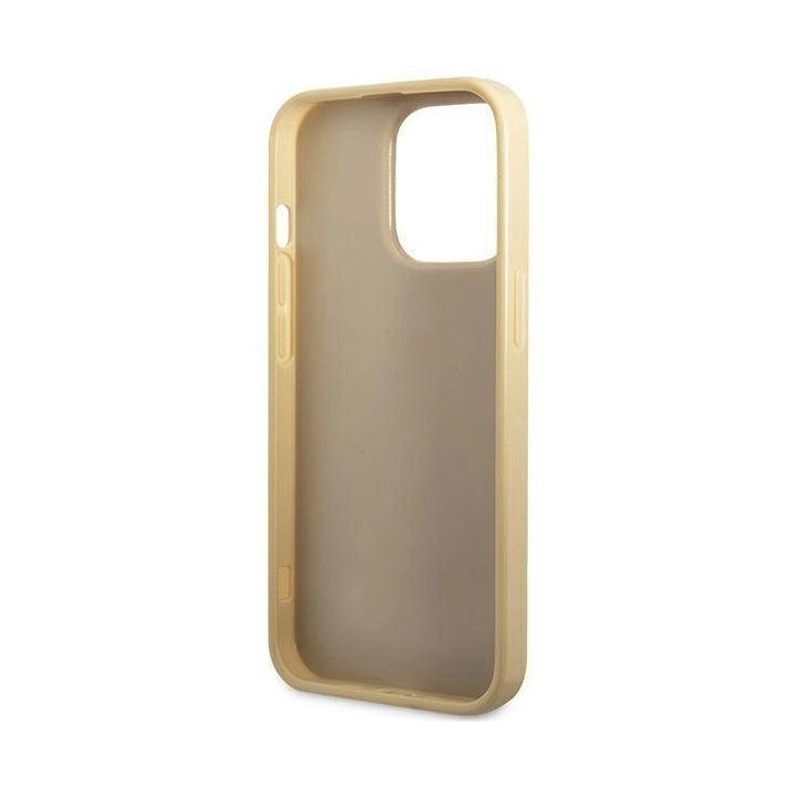 iPhone 14 Pro 6,1 aukso spalvos deklas Glitter Script