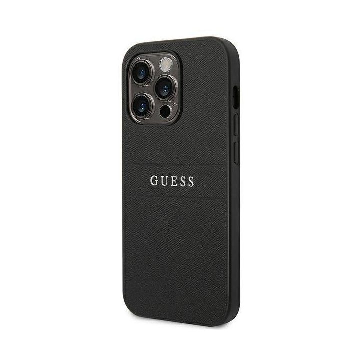 iPhone 14 Pro 6.1 juodas/juodas Saffiano dirželis