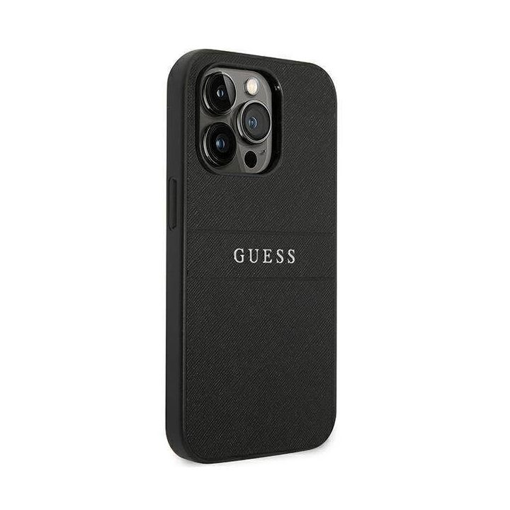 iPhone 14 Pro 6.1 juodas/juodas Saffiano dirželis