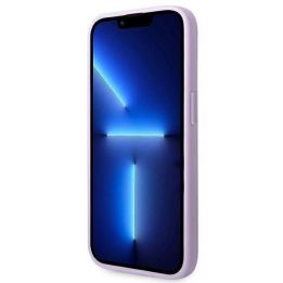 Guess GUHCP14LPSASBPU iPhone 14 Pro 6.1 fioletowy/purple Saffiano dirželis