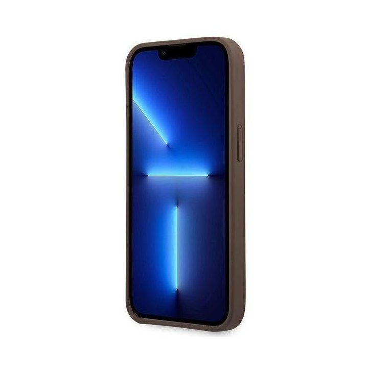 Guess GUHCP14X4GMGBR iPhone 14 Pro Max 6,7 brązowy/brown hardcase 4G Big Metal Logo