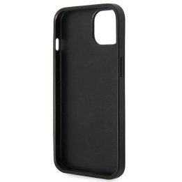 Karl Lagerfeld KLHCP14MSAPCHG iPhone 14 Plus 6.7 deklas sidabrinis Saffiano Choupette Head Patch