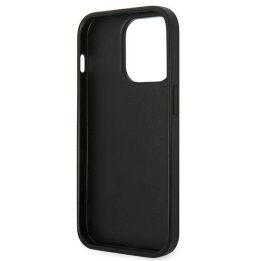 Karl Lagerfeld KLHCP14LSAPCHG iPhone 14 Pro 6.1 deklas sidabrinis Saffiano Choupette Head Patch